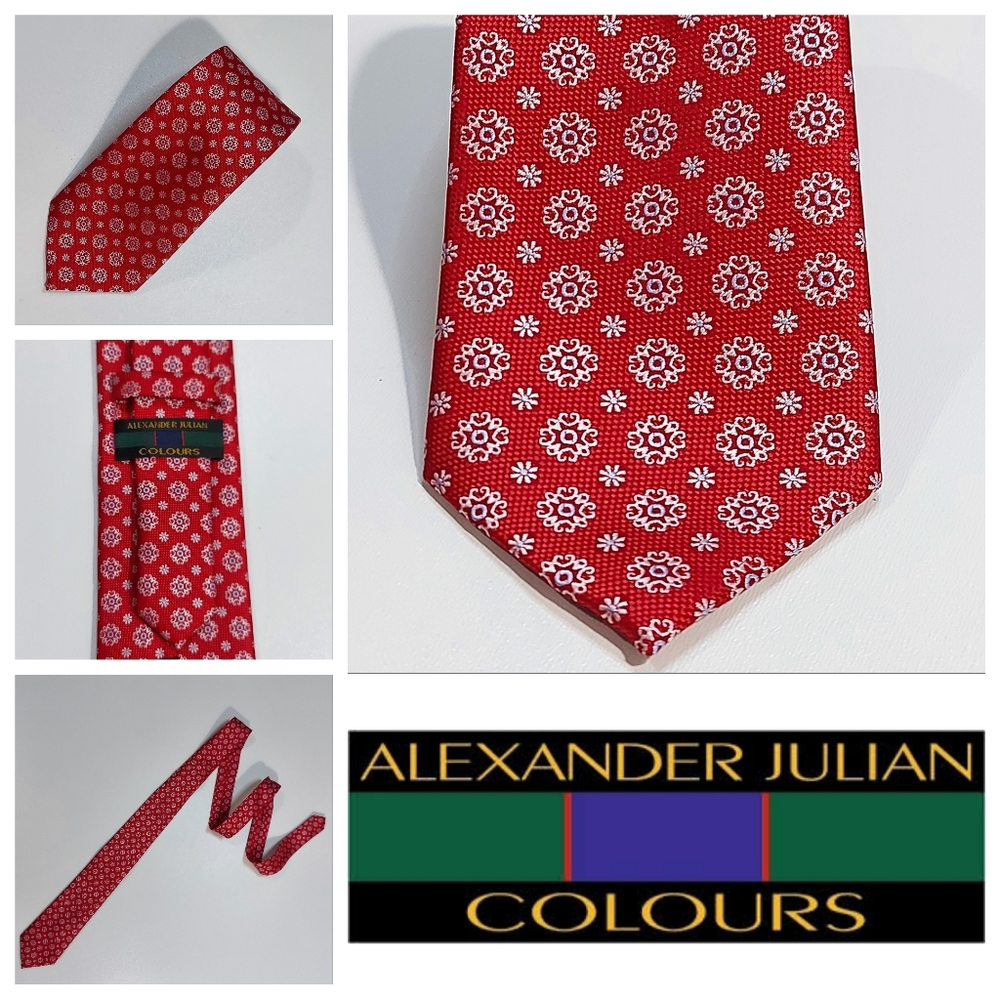 Alexander Julian Colours Neck Tie 100% Polyester